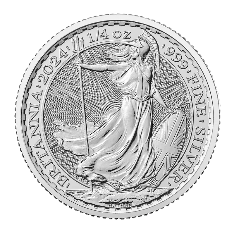 Image for ¼ oz Silver Britannia (2024) from TD Precious Metals